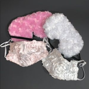 Set of 4 - Sleep Masks and Face Masks - NEW